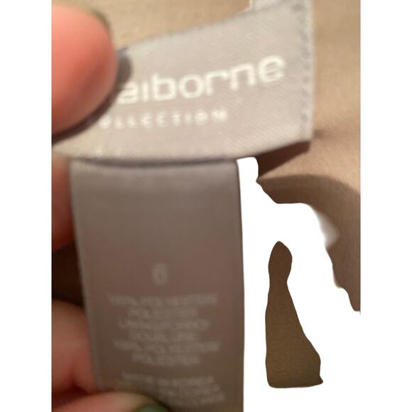 Vintage LIZ CLAIBORNE | Brown Zebra Sheath Cocktail Dress | US Size 6 - Picture 4 of 4